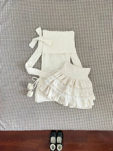 BXOXO Winter Kawaii Sweet 2 Piece Set Woman Off Shoulder Bow Knitted Tops + Mini Cake Skirt Female Korean Fashion Casual Suit 2025 New